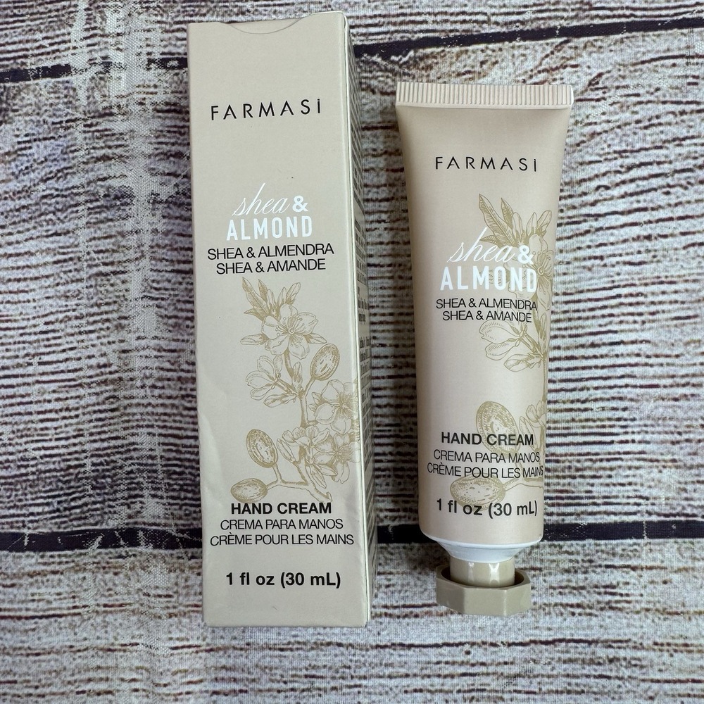 FARMASI SHEA & ALMOND HAND CREAM‎ 30ml 1oz GENUINE New Nourishing Moisturizer